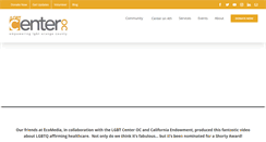 Desktop Screenshot of lgbtcenteroc.org